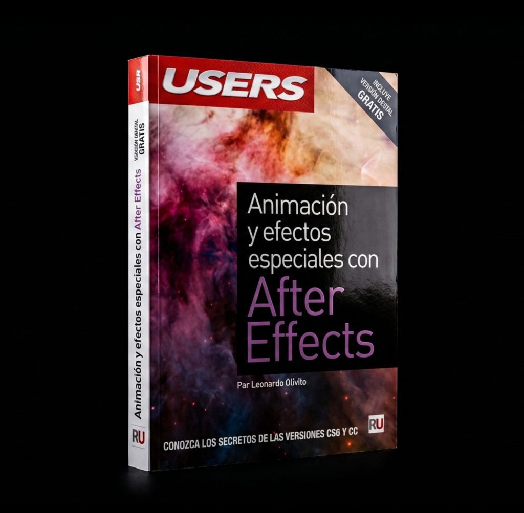 Copertina del libro Animación y efectos especiales con After Effects di Leonardo Olivito, edito da RedUSERS