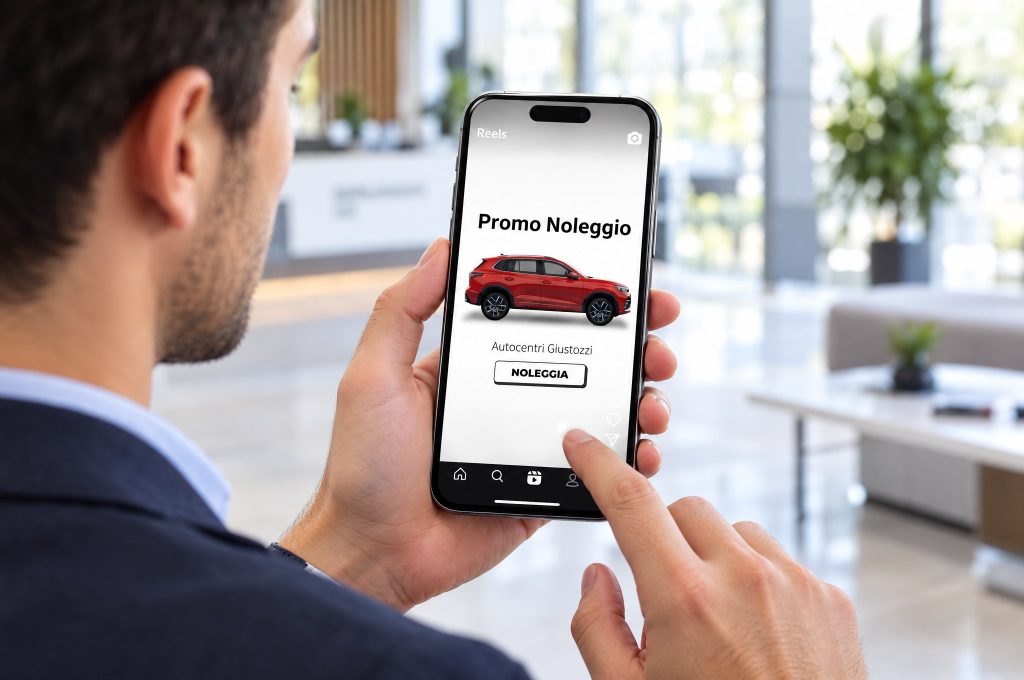 Reel Promo Noleggio Nuova Tiguan su Instagram
