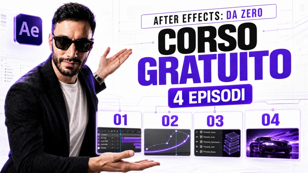 Corso After Effects gratis: le basi del mestiere che oggi, con l’AI, vale doppio