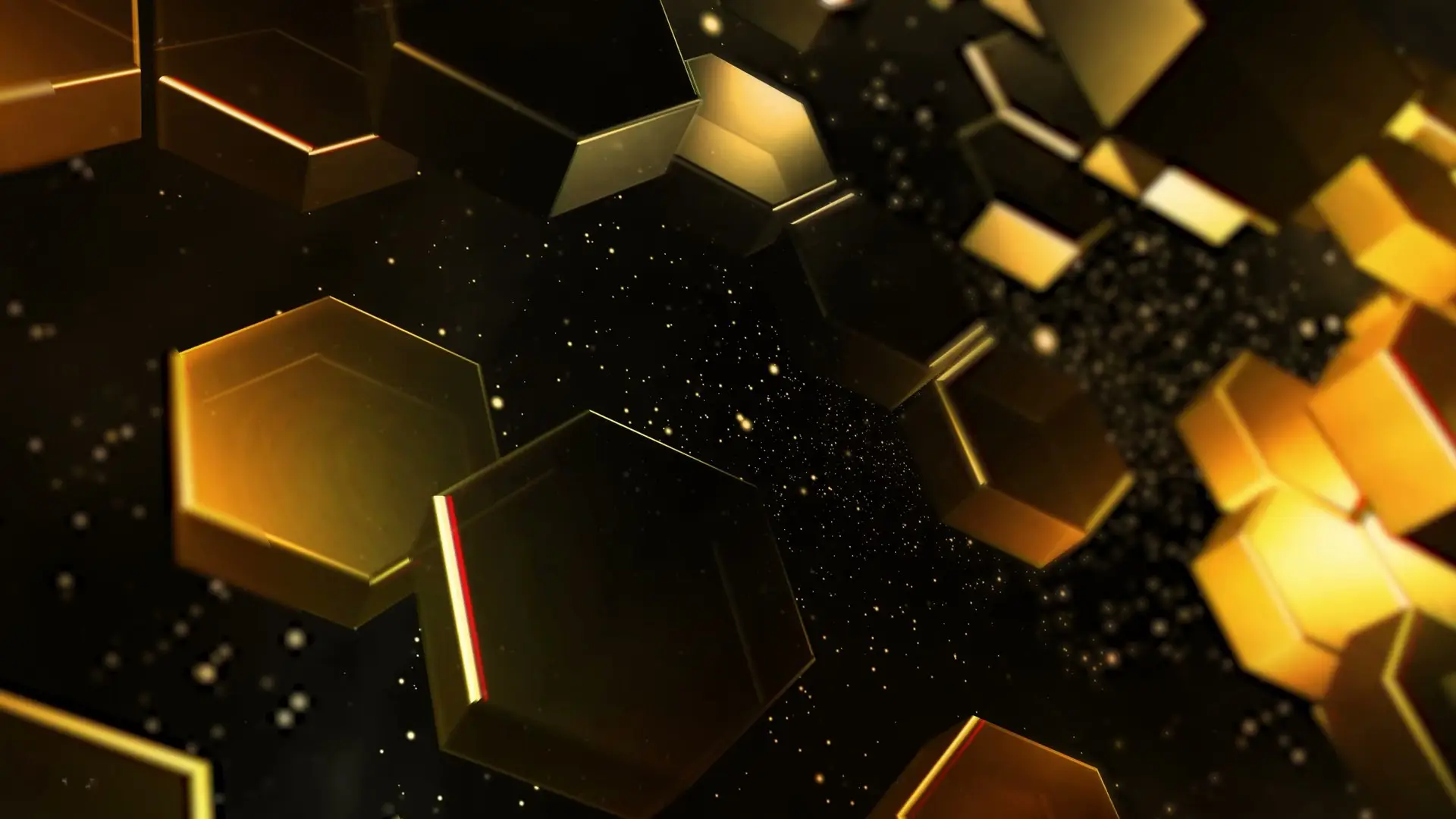 Esagoni d’oro nello spazio, fotogramma del video Caurum
