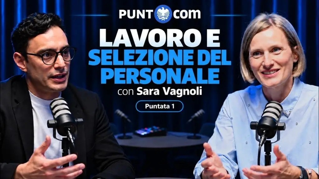 Leonardo Olivito e Sara Vagnoli nel podcast Punto Com di Confcommercio su lavoro e selezione del personale